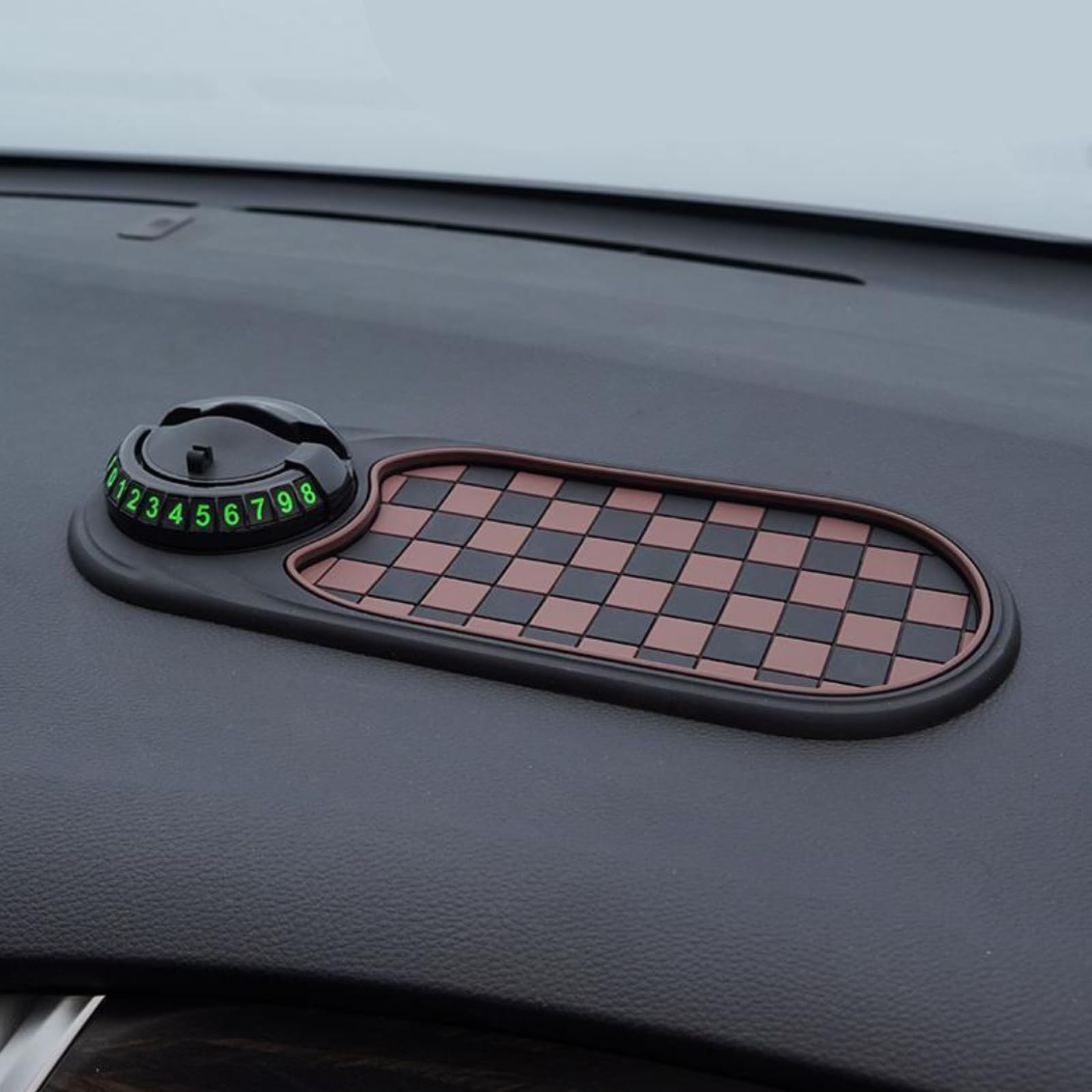 LYEAA Multifunction Car Anti-Slip Mat Auto Universal Phone Holder, Armaturenbrettmatte mit Digitale Parkscheibe, 360° Drehbar Anti-Rutsch-Armaturenbrett for Brillen, Handys Verwendet LYEAA Multifunction Car Anti-Slip Mat Auto Universal Phone Holder, Armaturenbrettmatte mit Digitale Parkscheibe, 360° Drehbar Anti-Rutsch-Armaturenbrett for Brillen, Handys Verwendet von LYEAA