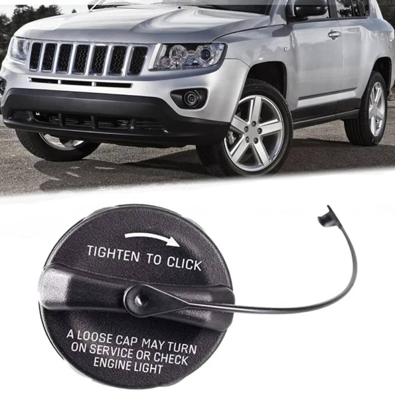 Auto Tankdeckel Kfz für Chrysler Ram Jeep plymouth Nicht OEM: 52102464AA, 52102464AB, 52102464AC, 52124512AA, Kraftstofftankdeckel Treibstoff Deckel Tank Ersa von LYHCM