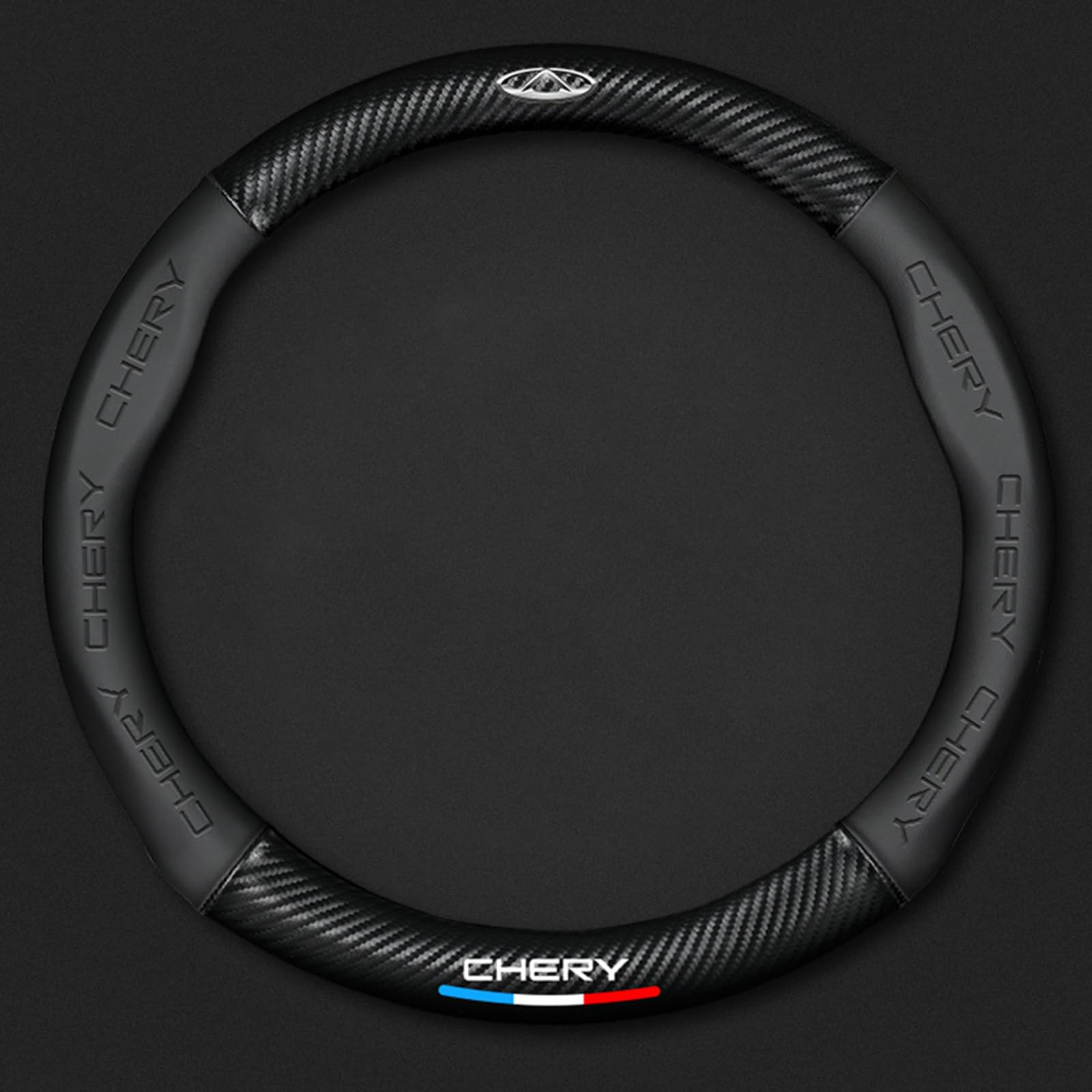 Auto Lenkradbezug Leder für Chery Eastar Cross, Mikrofaser LenkradhüLle, Sportlich Lenkradabdeckung für Vier Jahreszeiten,Black-O Auto Lenkradbezug Leder für Chery Eastar Cross, Mikrofaser LenkradhüLle, Sportlich Lenkradabdeckung für Vier Jahreszeiten,Black-O von LYHINRA