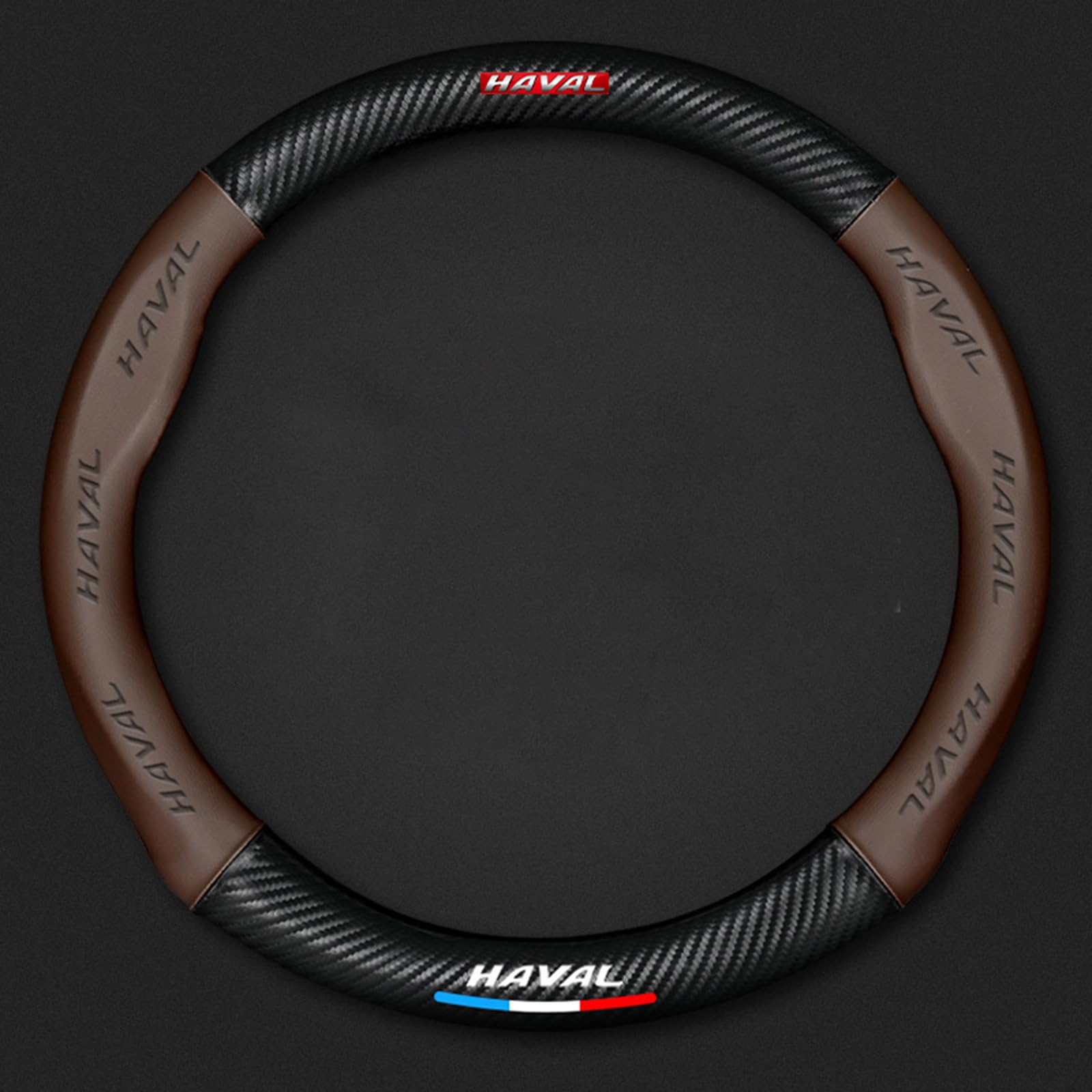 Auto Lenkradbezug Leder für Haval H7, Mikrofaser LenkradhüLle, Sportlich Lenkradabdeckung für Vier Jahreszeiten,O-Brown Auto Lenkradbezug Leder für Haval H7, Mikrofaser LenkradhüLle, Sportlich Lenkradabdeckung für Vier Jahreszeiten,O-Brown von LYHINRA