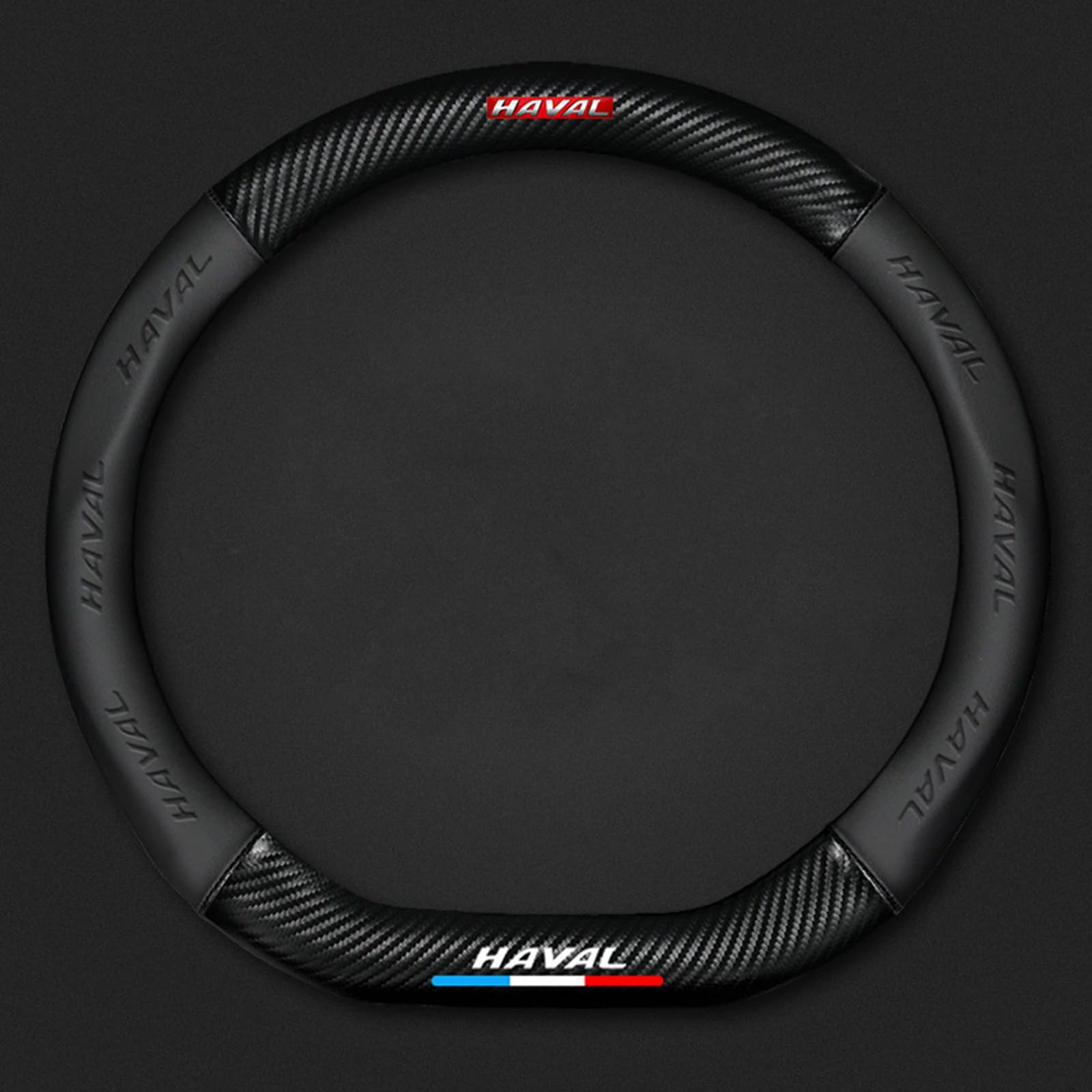 Auto Lenkradbezug Leder für Haval M6, Mikrofaser LenkradhüLle, Sportlich Lenkradabdeckung für Vier Jahreszeiten,D-Black Auto Lenkradbezug Leder für Haval M6, Mikrofaser LenkradhüLle, Sportlich Lenkradabdeckung für Vier Jahreszeiten,D-Black von LYHINRA
