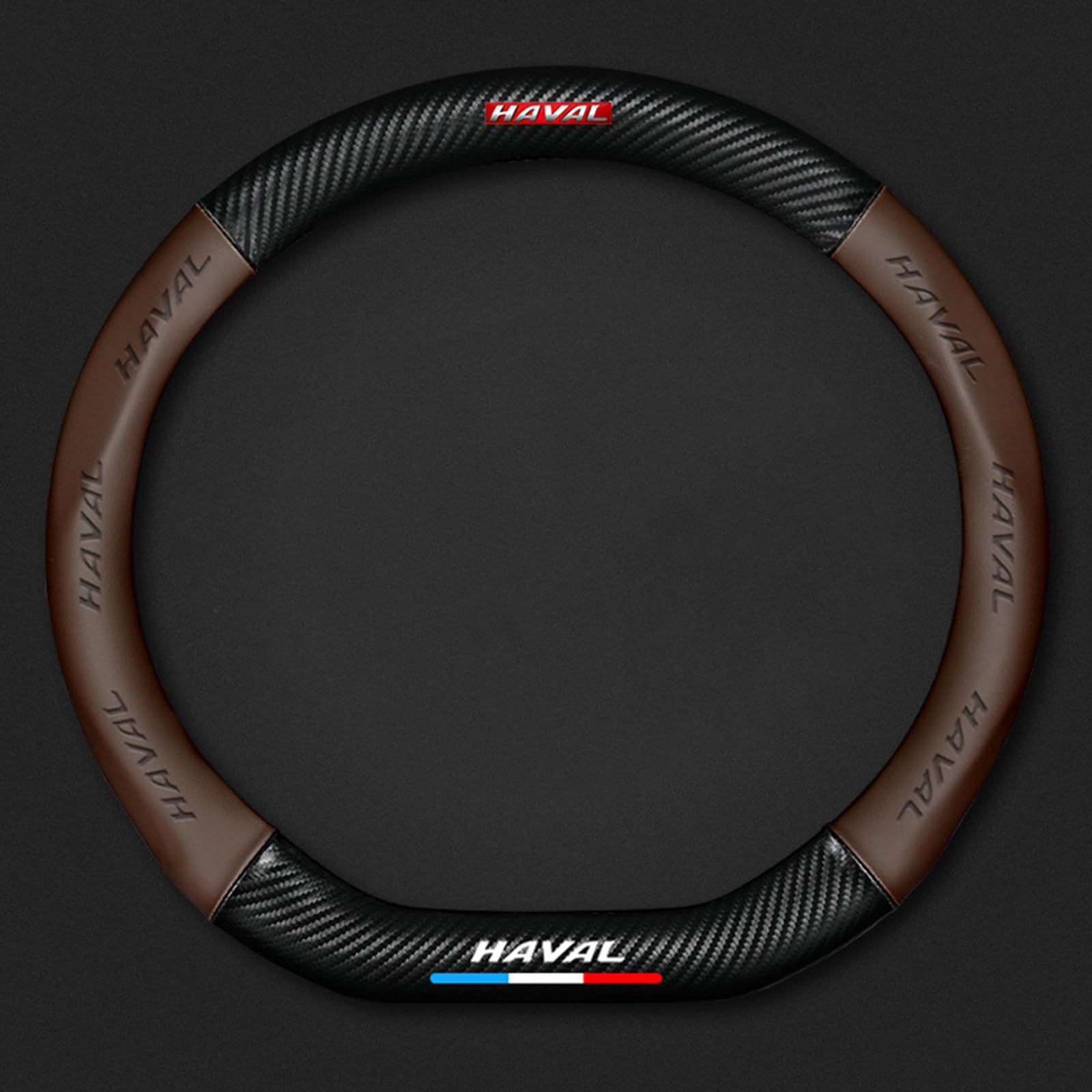 Auto Lenkradbezug Leder für Haval XY, Mikrofaser LenkradhüLle, Sportlich Lenkradabdeckung für Vier Jahreszeiten,D-Brown Auto Lenkradbezug Leder für Haval XY, Mikrofaser LenkradhüLle, Sportlich Lenkradabdeckung für Vier Jahreszeiten,D-Brown von LYHINRA