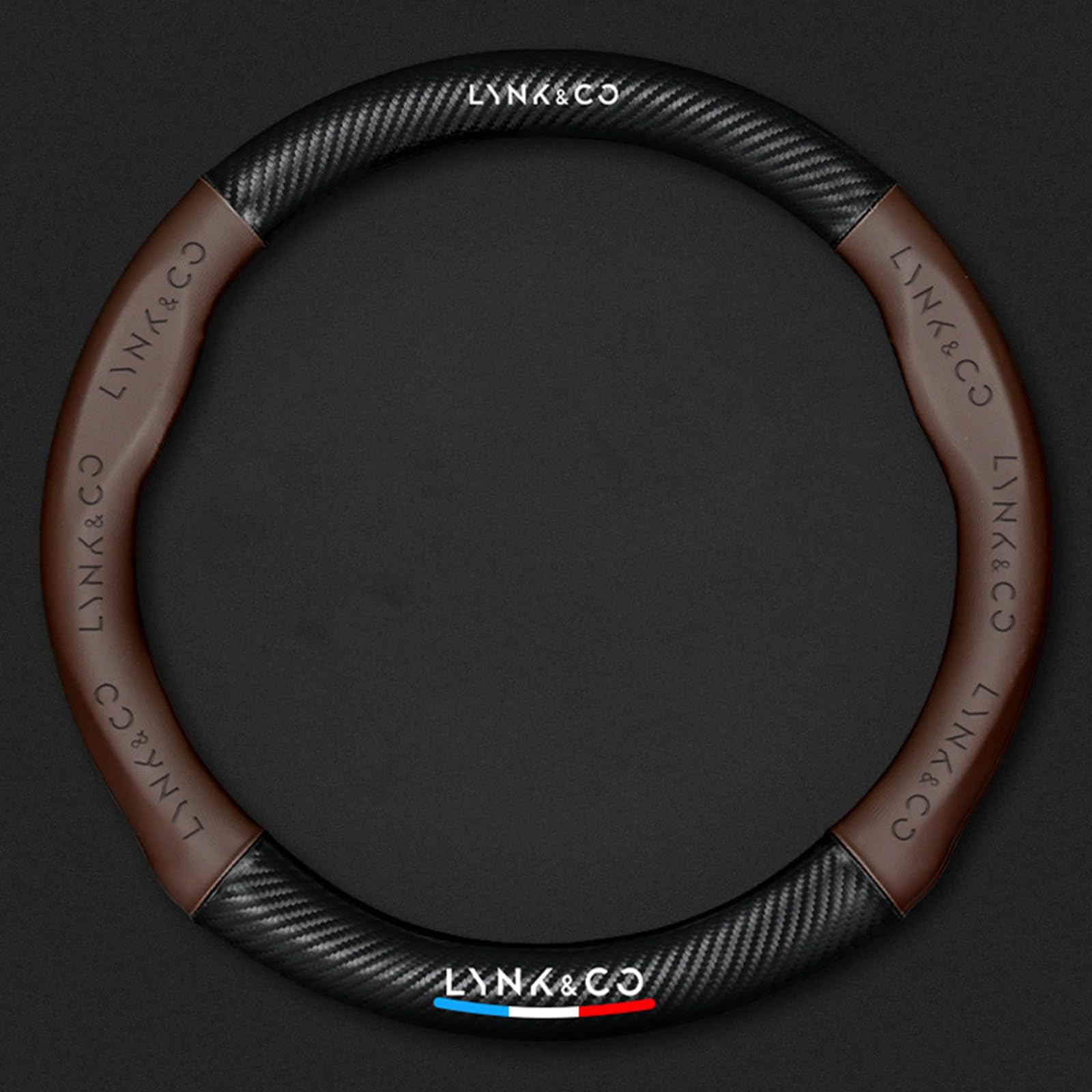 Auto Lenkradbezug Leder für LYNK&CO 02, Mikrofaser LenkradhüLle, Sportlich Lenkradabdeckung für Vier Jahreszeiten,Brown-O Auto Lenkradbezug Leder für LYNK&CO 02, Mikrofaser LenkradhüLle, Sportlich Lenkradabdeckung für Vier Jahreszeiten,Brown-O von LYHINRA