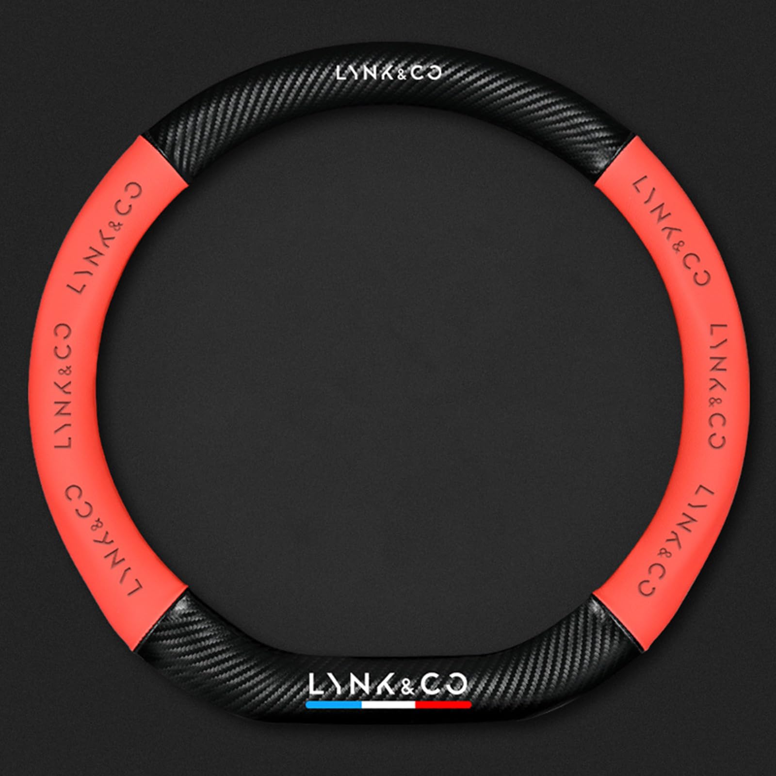 Auto Lenkradbezug Leder für LYNK&CO 09, Mikrofaser LenkradhüLle, Sportlich Lenkradabdeckung für Vier Jahreszeiten,Red-D Auto Lenkradbezug Leder für LYNK&CO 09, Mikrofaser LenkradhüLle, Sportlich Lenkradabdeckung für Vier Jahreszeiten,Red-D von LYHINRA