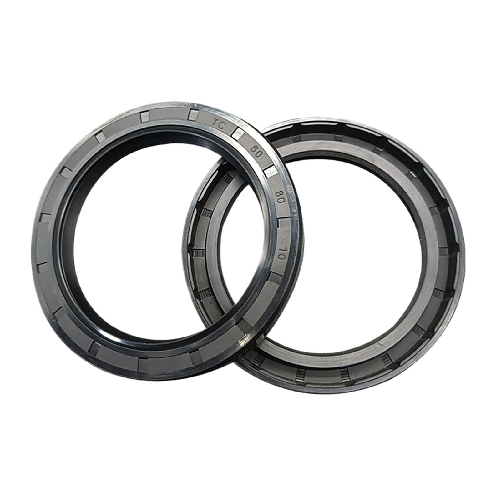 2 Stück schwarze ID 33/34 mm TC/FB/TG4 Skelett-Öldichtringe Doppellippendichtung for Rotationswelle(34x62x7) von LYLNV