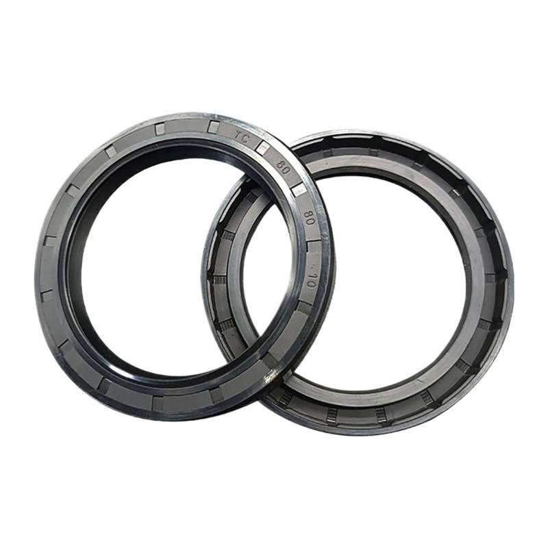 2 Stück schwarze ID 33/34 mm TC/FB/TG4 Skelett-Öldichtringe Doppellippendichtung for Rotationswelle(34x62x7) von LYLNV