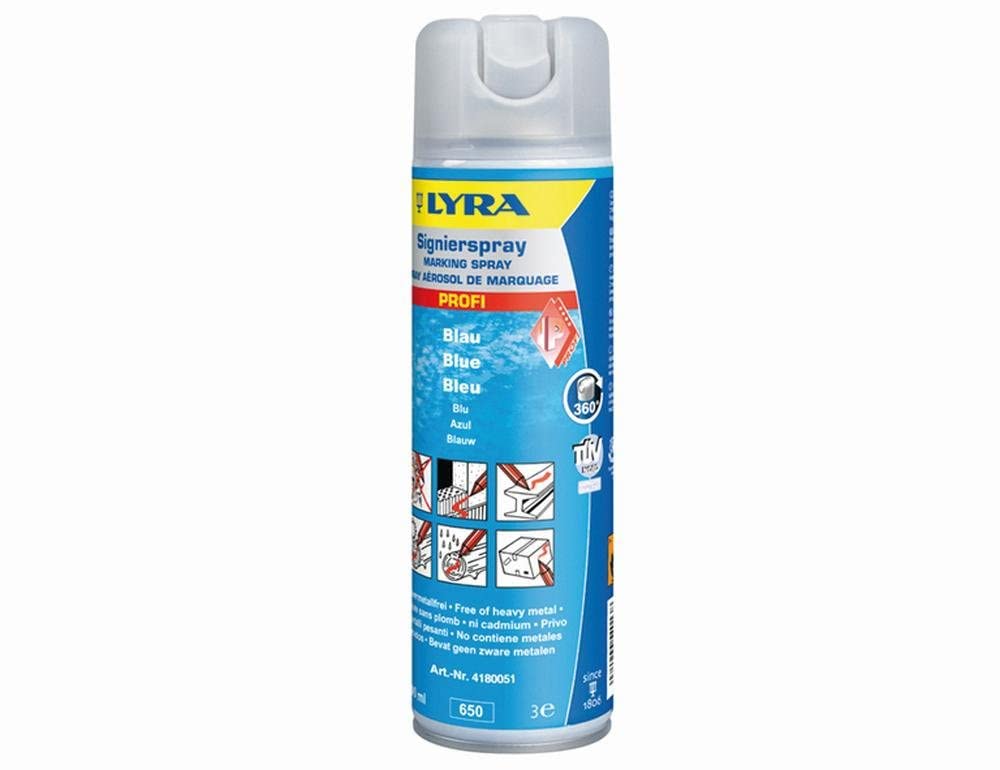 LYRA Signierspray blau 500 ml von LYRA