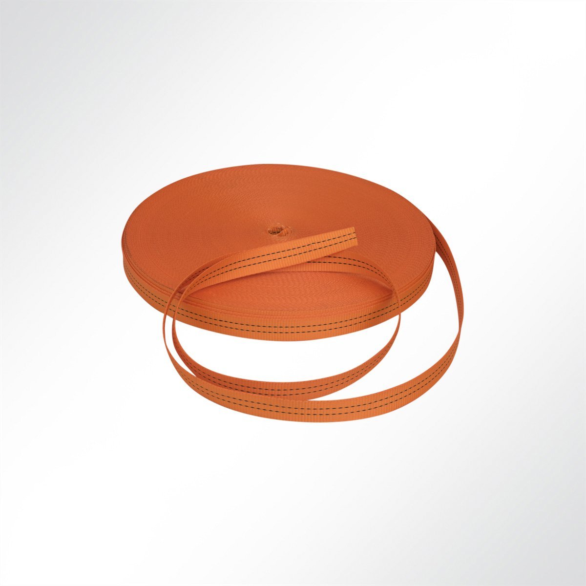 LYSEL Gurtband Polyester (PES), 35 mm breit, 2 mm stark, 3200 Kg, orange, (L) 20m von LYSEL