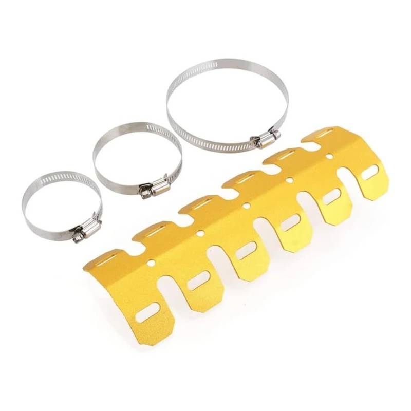 Hitzeschild Abdeckung Motorrad 25cm Motorrad Auspuff Hitzeschild Schalldämpfer Rohr Schutz Bein Anti Hot Protector Motorrad Auspuff Schutz Abdeckung von LYUNQET