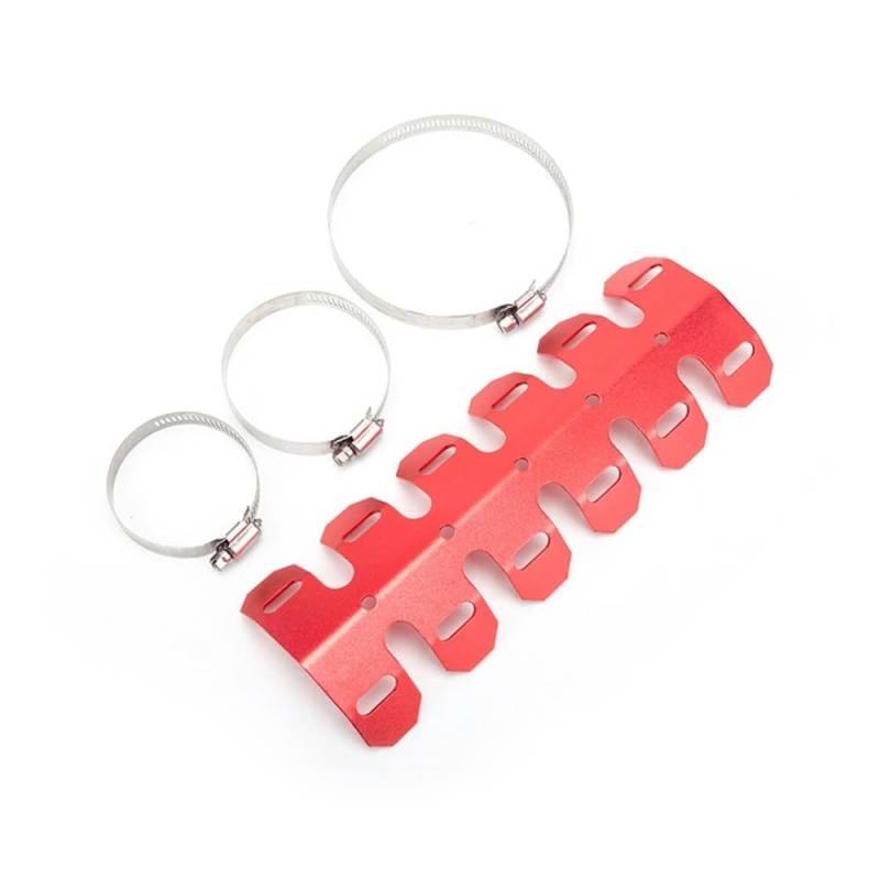 Hitzeschild Abdeckung Motorrad 25cm Motorrad Auspuff Hitzeschild Schalldämpfer Rohr Schutz Bein Anti Hot Protector Motorrad Auspuff Schutz Abdeckung von LYUNQET