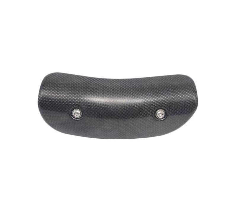 Hitzeschild Abdeckung Motorrad Carbon Fiber Farbe Motorrad Auspuff Schalldämpfer Mid Link Protector Hitzeschild Abdeckung Schutz Anti-Verbrühung Shell von LYUNQET