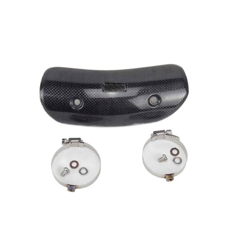Hitzeschild Abdeckung Motorrad Motorrad Auspuff Schalldämpfer Carbon Fiber Protector Escape Hitzeschild Abdeckung Schutz Anti-verbrühungen Für Z900 Pit Bike von LYUNQET