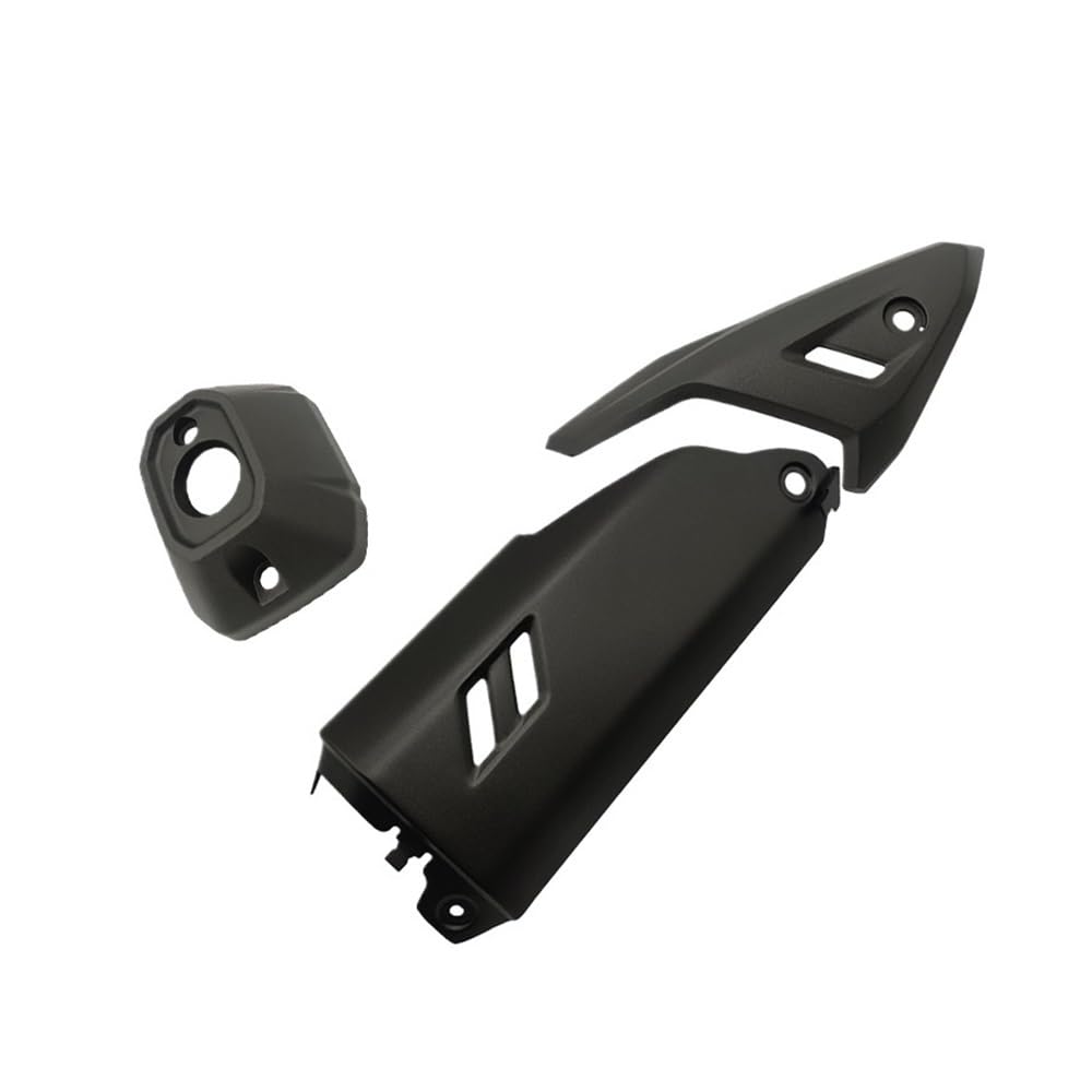 Hitzeschild Abdeckung Motorrad Motorrad-Auspuffrohr-Schalldämpfer-Schutz, Hitzeschilde Für Haojue UHR150 HJ150T-28 Schalldämpfer, Verbrühungs- Und Fallschutzgehäuse Hitzeschild Abdeckung Motorrad Motorrad-Auspuffrohr-Schalldämpfer-Schutz, Hitzeschilde Für Haojue UHR150 HJ150T-28 Schalldämpfer, Verbrühungs- Und Fallschutzgehäuse von LYUNQET