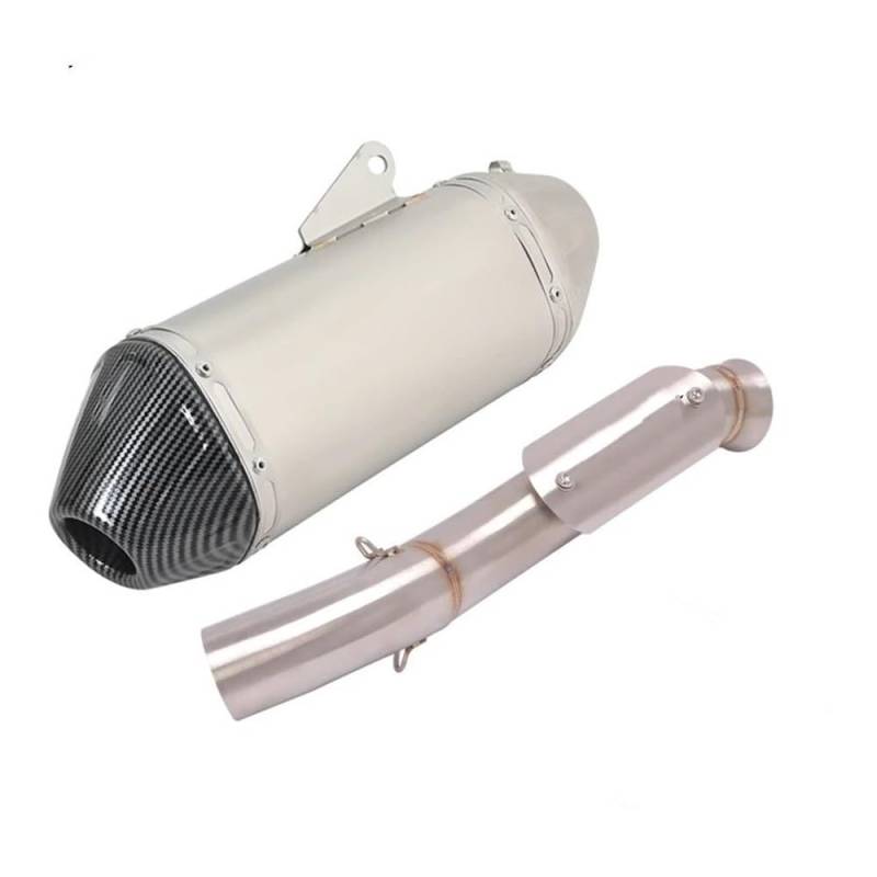 Hitzeschild Abdeckung Motorrad Motorradauspuff Schalldämpfer Mid Link Pipe Komplettsystem Espace Moto Modifizieren Slip On Für 800MT CF 800-5A 2021 2022 von LYUNQET