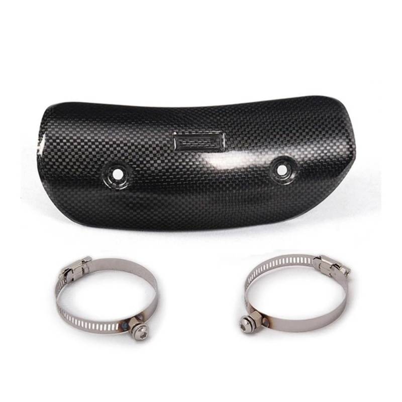 Hitzeschild Abdeckung Motorrad Universal Motorrad Auspuffrohr Hitzeschild Abdeckung Auspuffrohr Schalldämpfer Schutz Abdeckung Anti-Verbrühungsschutz von LYUNQET