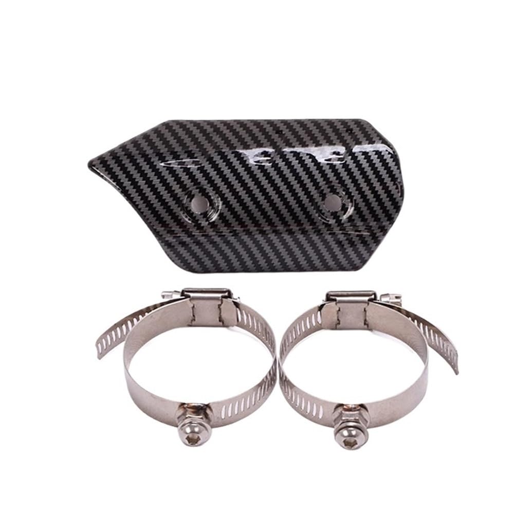Hitzeschild Abdeckung Motorrad Universal Motorrad Auspuffrohr Hitzeschild Carbon Faser Abdeckung Wärmedämmung Anti-Verbrühung Schalldämpfer Schutz Hitzeschild Abdeckung Motorrad Universal Motorrad Auspuffrohr Hitzeschild Carbon Faser Abdeckung Wärmedämmung Anti-Verbrühung Schalldämpfer Schutz von LYUNQET