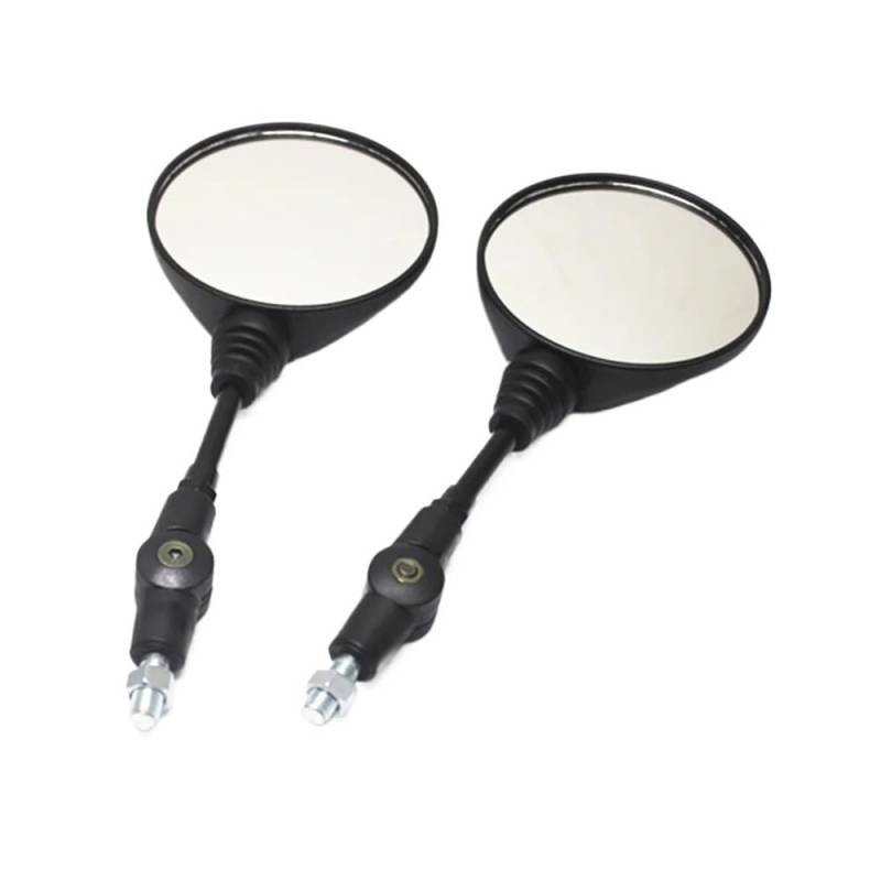 Rétroviseur Rétroviseurs Latéraux Für Motorrad Modifizierter Rückspiegel Anti Drop Klappbarer Runder Drehbarer Rückspiegel von LYUNQET