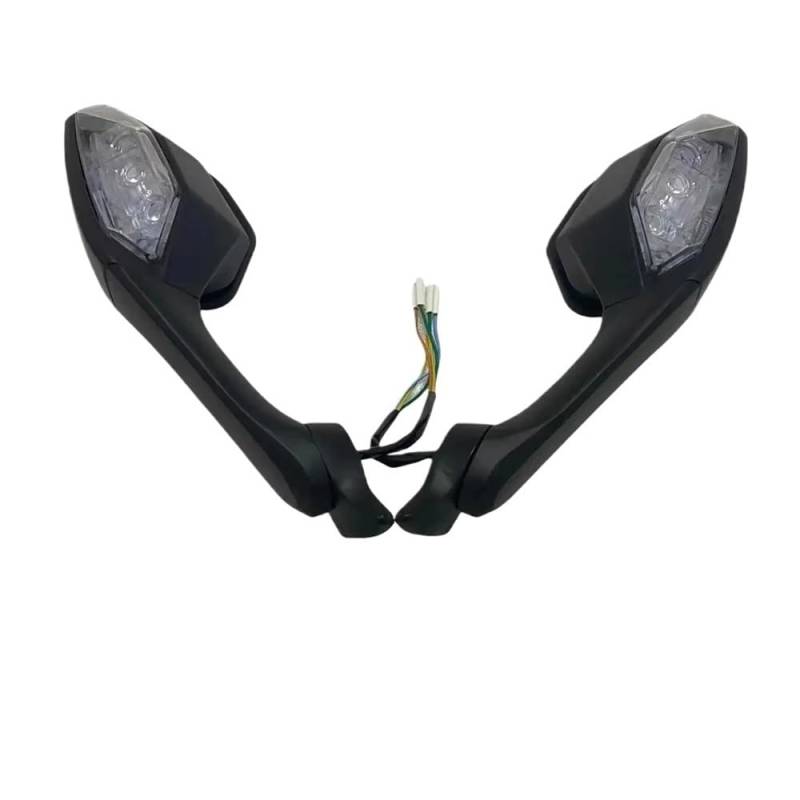 Rétroviseur Rétroviseurs Latéraux YZF R1 R6 Schwarz L&R Motorrad-Rückspiegel Mit Blinkern Für R1 R6 YZF-R1 2015-2029 YZF-R6 2017 2018 2019 2029 von LYUNQET