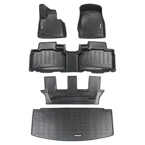 Fussmatten Auto für Ford Explorer 5 Seats 2020 2021 2022, Automatten, Neu Hochwertig, Auto Zubehör Innenraum von LYYFCB