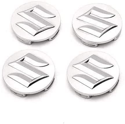 4 Stück Auto Radnabenkappen Nabendeckel für Suzuki Swift SX4 54mm, Felgenkappen Nabenkappen, Mit Logo Auto Felgendeckel, Auto-Radnabenabdeckung Wheel Caps von LYYMX
