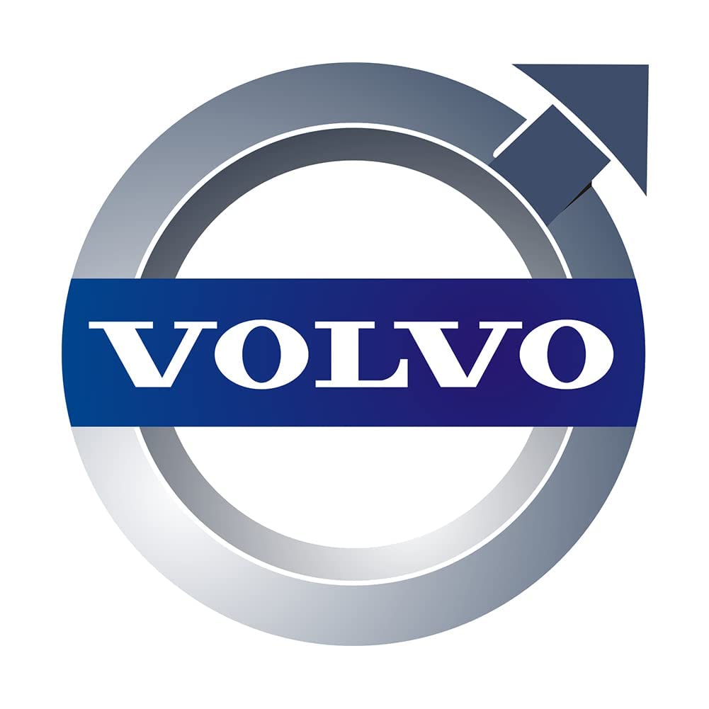 Abzeichen Logo für Volvo 3D, Buchstaben Wort Emblem-Aufkleber, Autoaufkleber Sticker Emblem Abzeichen Body Abzeichen Aufkleber,A von LYYMX