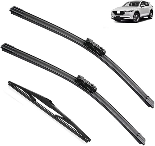 Automotive Scheibenwischer für Mazda CX5 CX-5 CX 5 KF MK2, 2017, 2018, 2019, 2020, 2021, 2022, 2023 Windschutzscheibe Scheibenwischer Vorne Hinten Wischer Set Auto Wischer Wischerblätter Windschut Automotive Scheibenwischer für Mazda CX5 CX-5 CX 5 KF MK2, 2017, 2018, 2019, 2020, 2021, 2022, 2023 Windschutzscheibe Scheibenwischer Vorne Hinten Wischer Set Auto Wischer Wischerblätter Windschut von LYangr