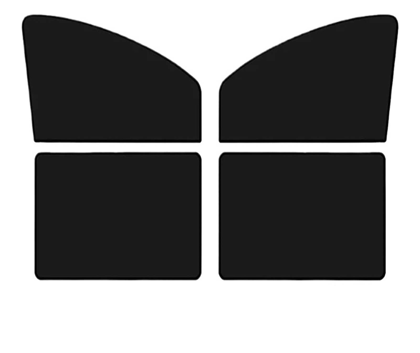 4/1 Stücke Auto Seitenfenster Magnet Vorne Hinten Fenster Sonnenschutz Schutz Abdeckung UV Reflexion Sommer Sonnenschirme Auto Sonnenschutz Regenschirm(Right) von LZBZHB