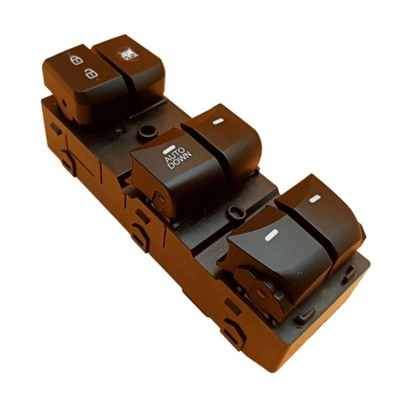 Auto Elektrische Fensterheber Schalter Passagier 93580-4V000 93570-4V010 Für Hyundai Für Elantra 2012 2013 2014 2015 2016 Auto Teile Power Fenster Control Schalter(Black AutoDown) von LZBZHB