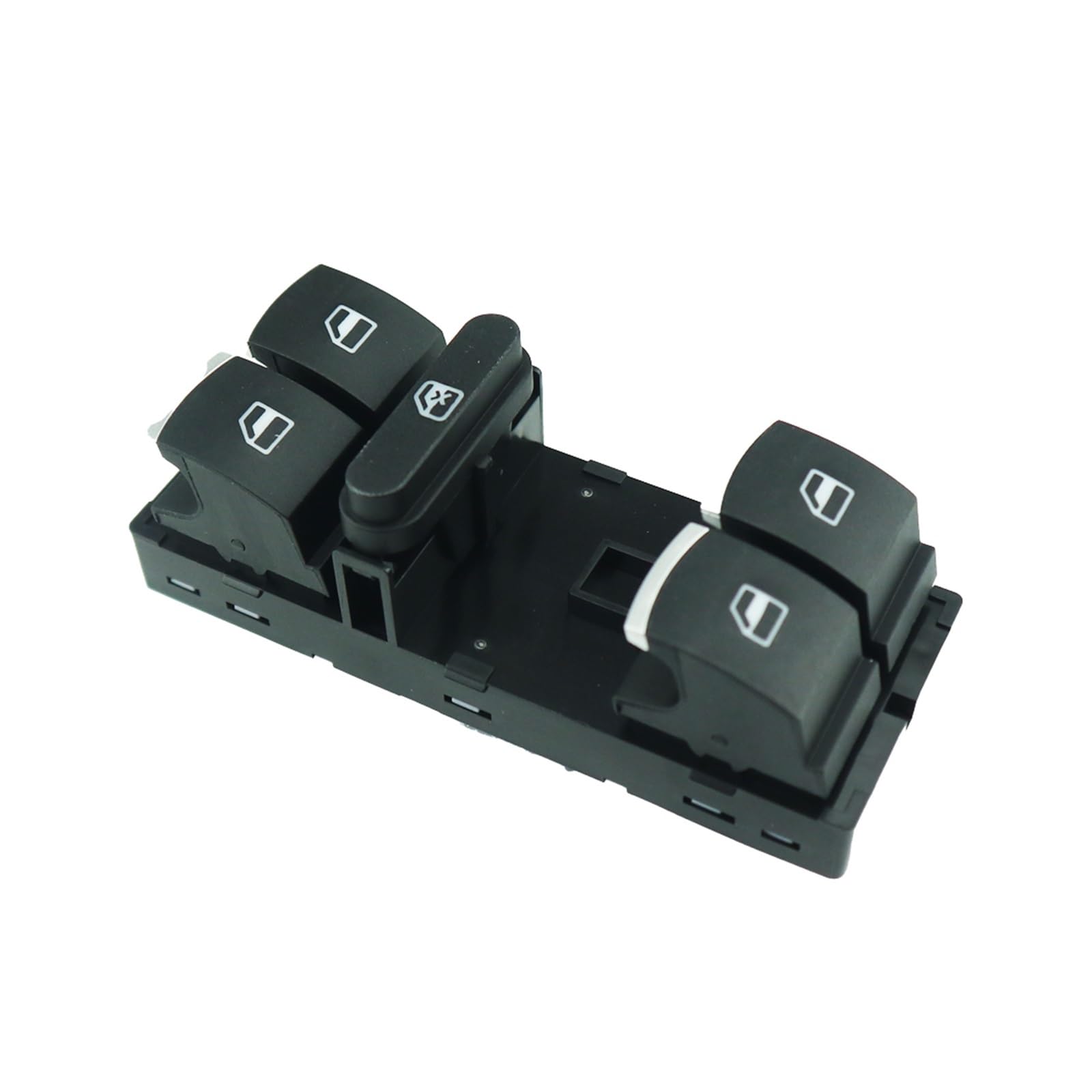 Auto Fenster Control Buttonh Schalter Hebe Taste Fensterheber Schalter Für Skoda Für Fabia Für Roomster Für Superb 5ND959857 1K4959857 Power Fenster Control Schalter(Chrome) von LZBZHB