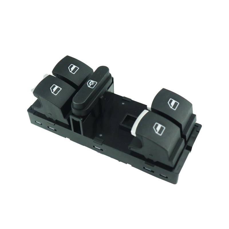 Auto Fenster Control Buttonh Schalter Hebe Taste Fensterheber Schalter Für Skoda Für Fabia Für Roomster Für Superb 5ND959857 1K4959857 Power Fenster Control Schalter(Chrome) von LZBZHB