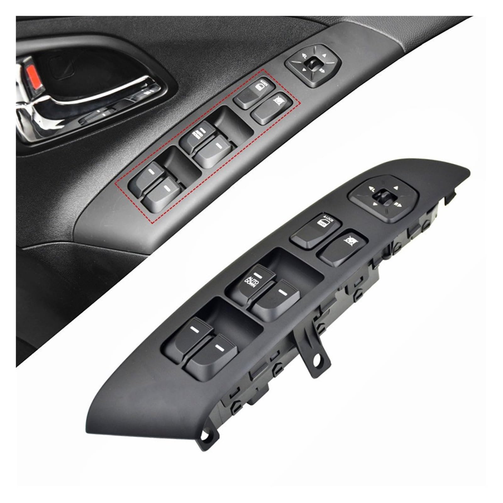 Auto Fenster Vorne Links Control Schalter Auto Teile Für Hyundai Für IX35 2009 2010 2011 2012 2013 2014 2015 Power Fenster Control Schalter(Auto DOWN) von LZBZHB