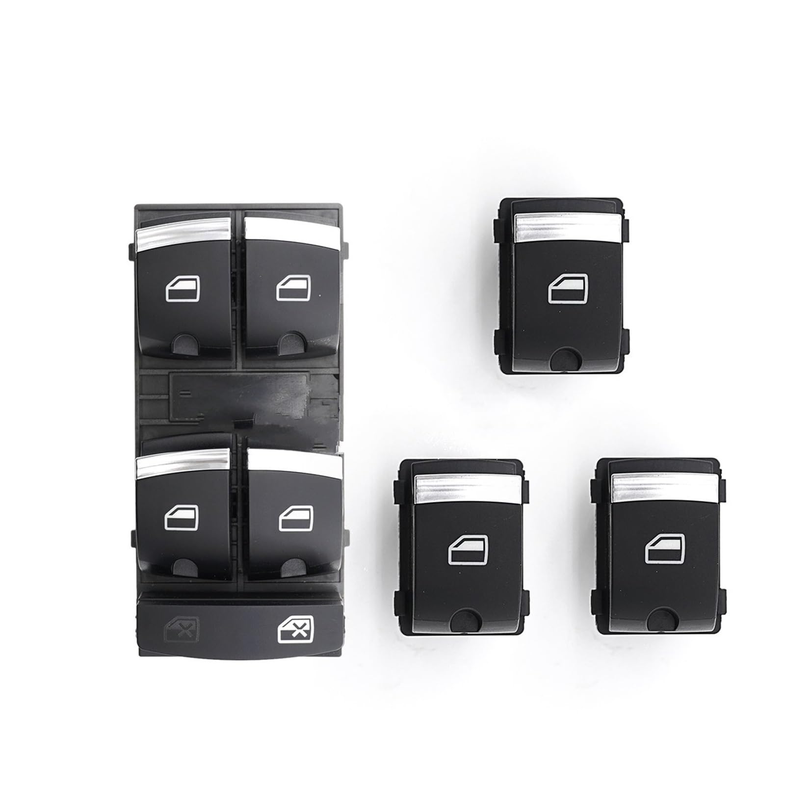 Auto Power Fenster Control Heber Schalter Regler Taste Für A3 Für A4 Für S4 Für RS4 Für A6 Für S6 Für Q7 4F0959851H 4F0959855B Power Fenster Control Schalter(4F0959851H-SET) von LZBZHB