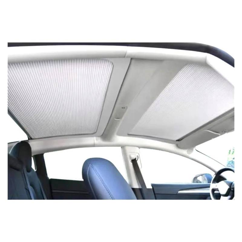 Auto Schatten Net Dach Dachfenster Shades Schutz Sonnenschirm Sonnenblende Für Tesla Für Modell 3 2017 2018 2019 2020 2021 2022 2023 Auto Sonnenschutz Regenschirm von LZBZHB