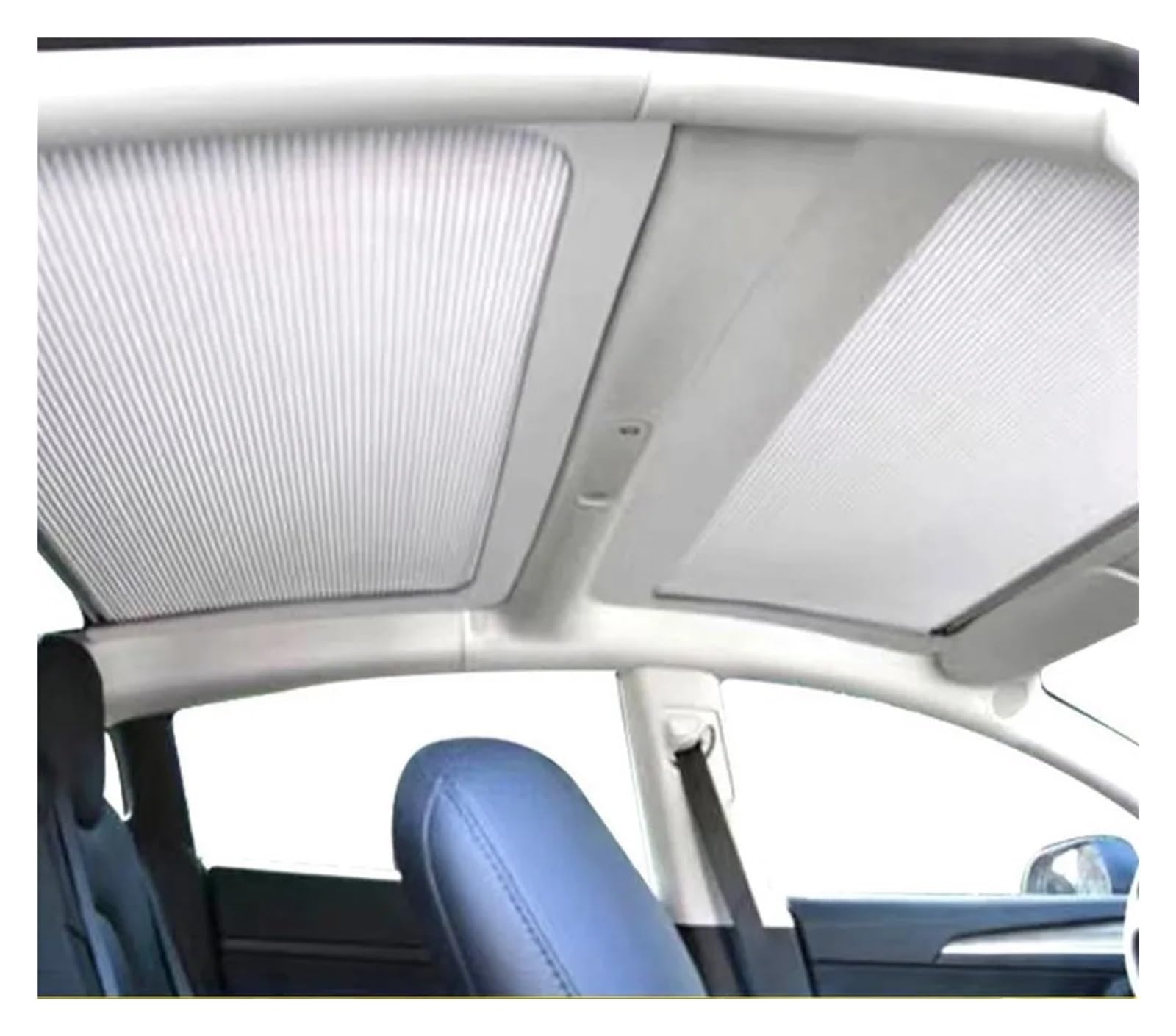 Auto Schatten Net Dach Dachfenster Shades Schutz Sonnenschirm Sonnenblende Sonnenschutz Für Tesla Für Modell 3 2017 2018 2019 2020 2021 2022 2023 Auto Sonnenschutz Regenschirm(Front and Rear) von LZBZHB