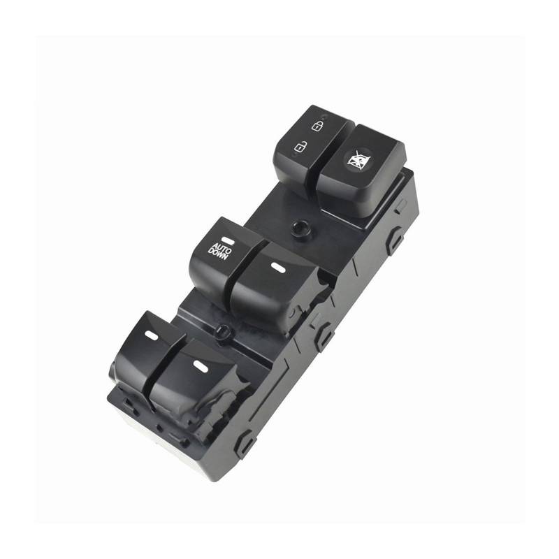 Electric Power Fenster Master Switch Für Hyundai Für Elantra Für Lang Für Bewegen 2012 2013 2014 2015 2016 93570-4V000 Power Fenster Control Schalter(Black AUTODOWN) von LZBZHB