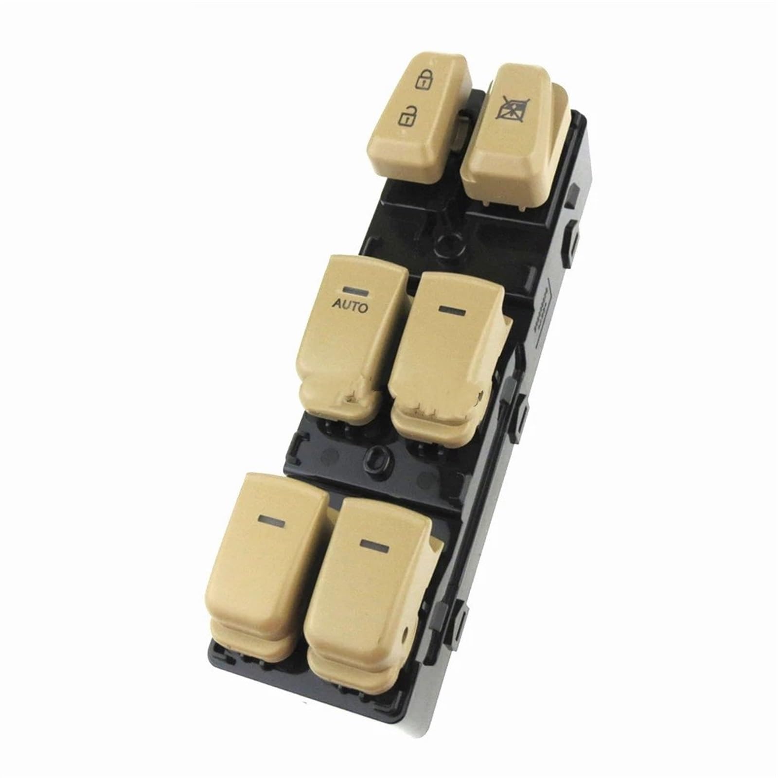 Elektrische Fensterheber Master Control Schalter Konsole Taste 93570-3S000 93570-3S000RY Für Hyundai Für Sonata 2011 2012 Power Fenster Control Schalter(Beige 1) von LZBZHB