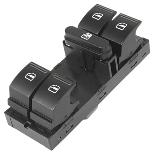 Elektrische Fensterheber Schalter Rot Für VW Für Jetta Für Golf Für GTI Für Passat 2003 2004 2005-2011 1K4959857 5ND959857 5K4959857 Power Fenster Control Schalter(Driver) von LZBZHB