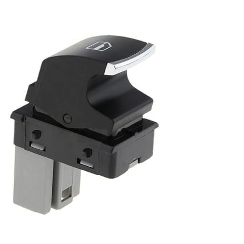Elektrische Fensterheber Schalter Rot Für VW Für Jetta Für Golf Für GTI Für Passat 2003 2004 2005-2011 1K4959857 5ND959857 5K4959857 Power Fenster Control Schalter(Single Chrome) von LZBZHB