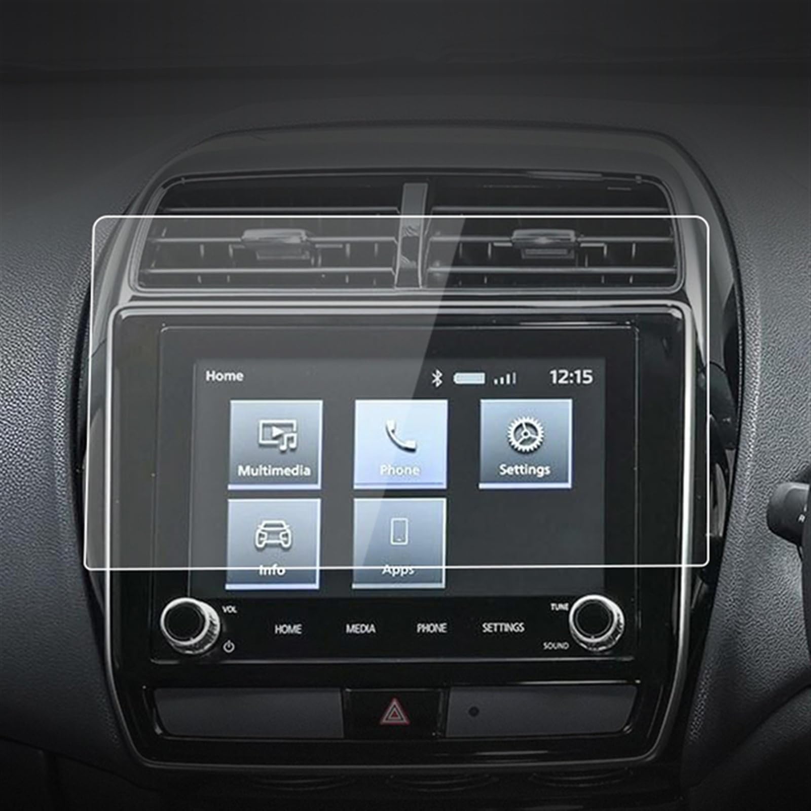 Für 2019 020 2021 2022 Für ASX Dashboard Navigation Membran Auto GPS Display Screen Schutz Film 10,1 Zoll Navigation Schutzfolie(HD) von LZBZHB