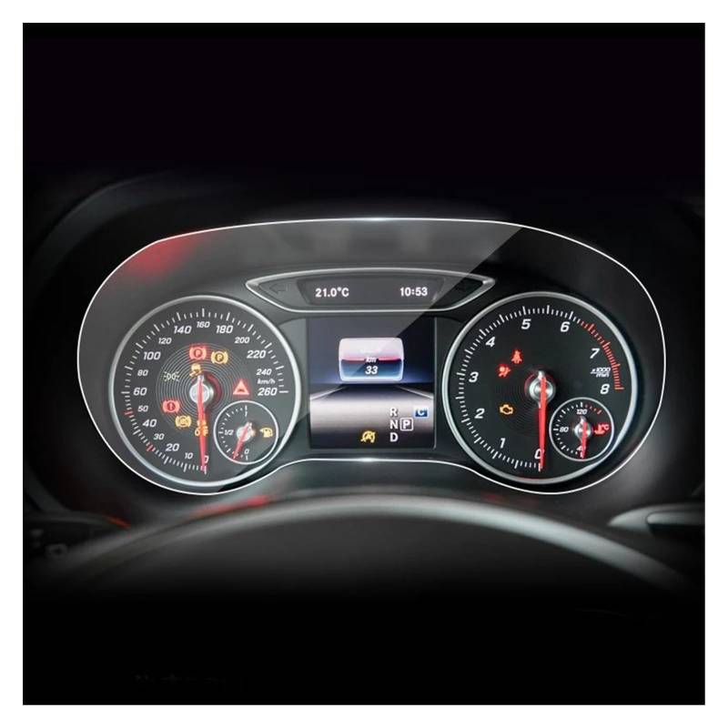 Für Benz B-Klasse Für W242 Für W246 Für W247 Innenraum Zentrale Steuerung Kratzfest Transparente TPU-Schutzfolie GPS Navigation Schutzfolie von LZBZHB