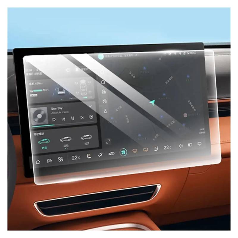 Für Changan Für DEEPAL Für S7 2023 Auto-GPS-Navigation Hochauflösender Gehärteter Bildschirm Armaturenbrett-Displayschutzfolie Schutzabdeckung Navigation Schutzfolie(Matting Navigation) von LZBZHB