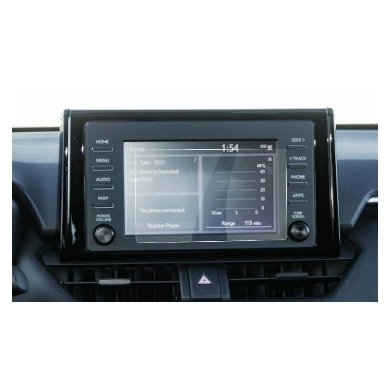 Für Corolla Für C-HR 2019 2020 8 Zoll Zentralsteuerungsanzeige Bildschirm Autoinnenaufkleber Autonavigation Displayschutzfolie Navigation Schutzfolie(7inch Low Match) von LZBZHB