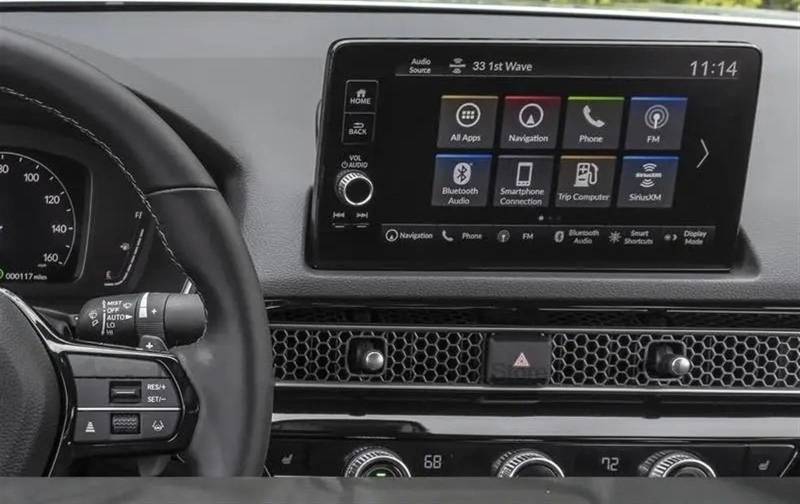 Für Jazz 2023 Gehärtetem Glas Film 9 Zoll Infotainment Auto Radio GPS Navigation Displayschutzfolie Innen Zubehör Navigation Schutzfolie von LZBZHB