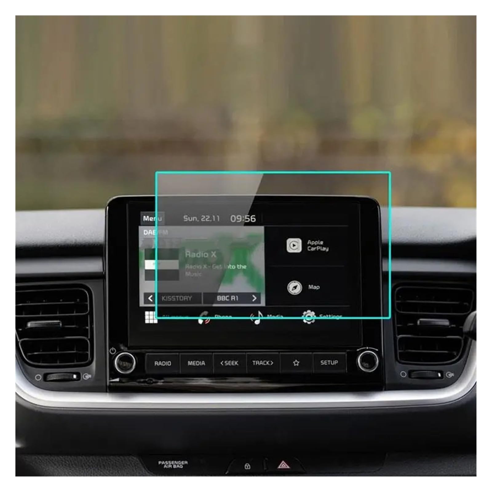 Für Kia Für Stonic 2021 2022 8 Zoll Auto-Infotainment-Radio GPS-Navigation Kratzfester Displayschutz Aus Gehärtetem Glas Navigation Schutzfolie Für Kia Für Stonic 2021 2022 8 Zoll Auto-Infotainment-Radio GPS-Navigation Kratzfester Displayschutz Aus Gehärtetem Glas Navigation Schutzfolie von LZBZHB