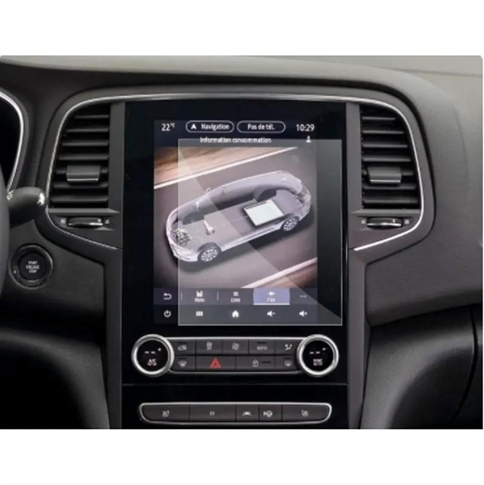 Für Megane 2020 2021 2022 2023 9,3 Zoll Auto LCD GPS Navigation Gehärtetem Glas Bildschirm Filmschutz Navigation Schutzfolie Für Megane 2020 2021 2022 2023 9,3 Zoll Auto LCD GPS Navigation Gehärtetem Glas Bildschirm Filmschutz Navigation Schutzfolie von LZBZHB