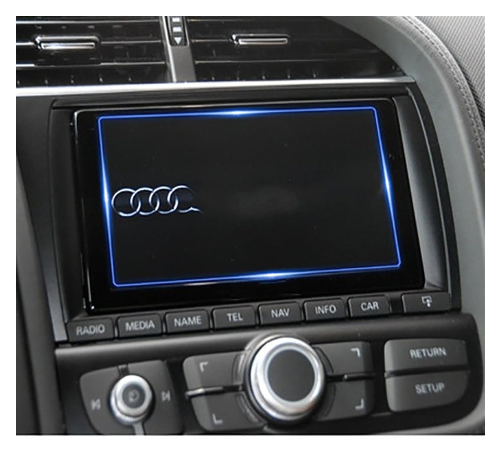 Für R8 Für SR8 6,5 Zoll 7 Zoll Zentralsteuerungsbildschirm GPS-Navigation Gehärtetes Glas Schutzfolie Navigation Schutzfolie(7 Inch) von LZBZHB