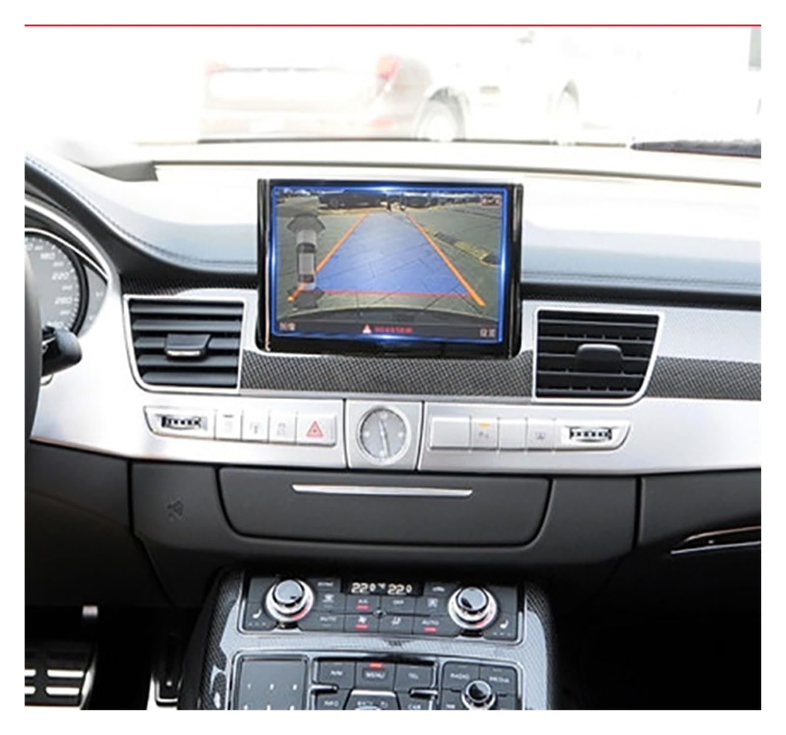 Für S6 Für S7 Für S8 8 Zoll Zentralsteuerungsbildschirm GPS-Navigation Schutzfolie Aus Gehärtetem Glas Auto-Innenaufkleber Navigation Schutzfolie(3) von LZBZHB