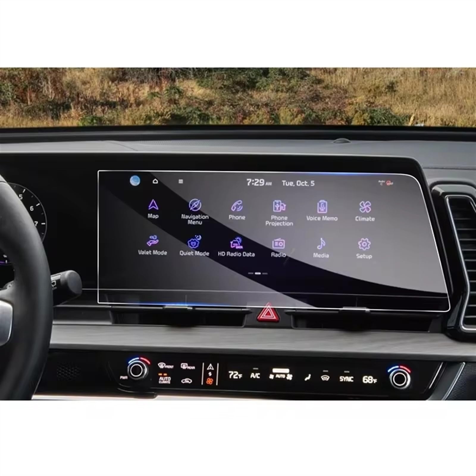 Für Sportage Für NQ5 2022 2023 12,3-Zoll-Autonavigation Touch Center Displayschutzfolie Autoinnenausstattung Navigation Schutzfolie Für Sportage Für NQ5 2022 2023 12,3-Zoll-Autonavigation Touch Center Displayschutzfolie Autoinnenausstattung Navigation Schutzfolie von LZBZHB