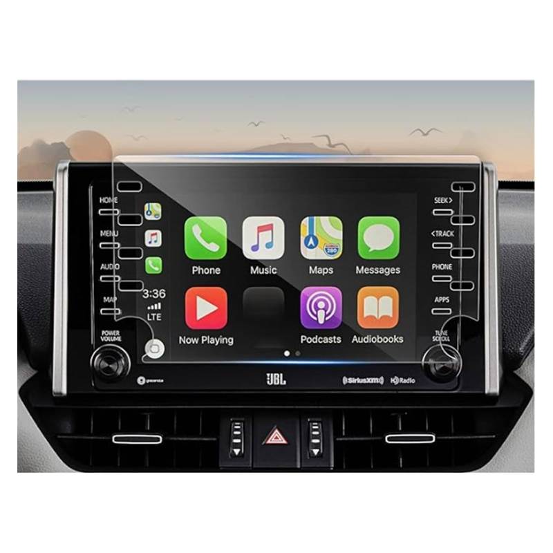 Für Toyota Für RAV4 2019 2020 2021 2022 Auto LCD GPS Navigation Gehärtetem Glas Bildschirm Film Protector 8 Zoll Navigation Schutzfolie von LZBZHB