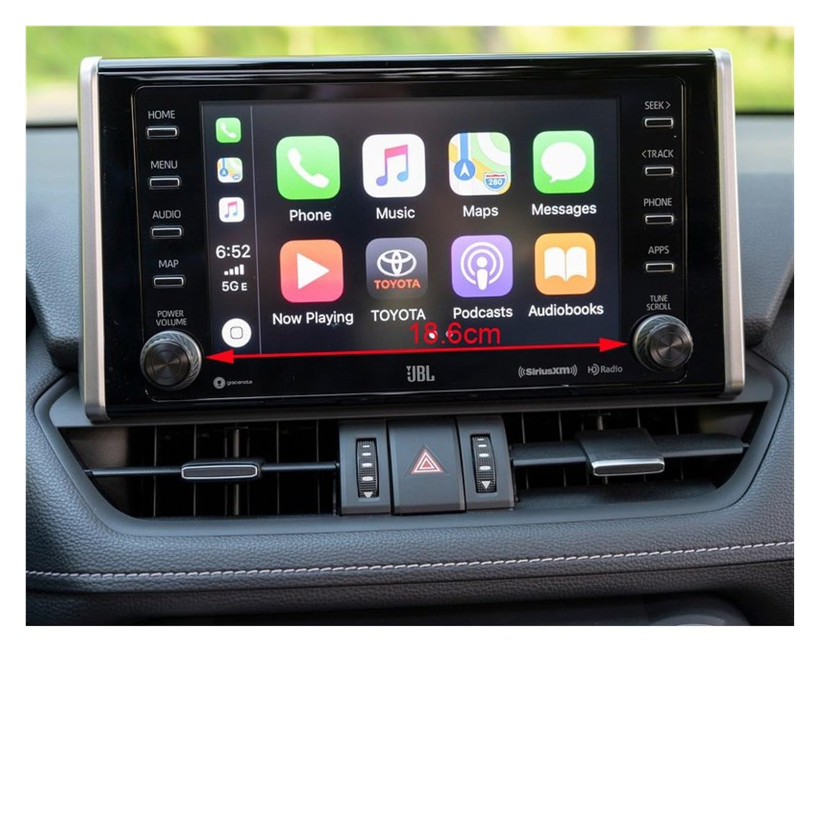 Für Toyota Für RAV4 Für RAV 4 2019 2020 GPS-Navigation Displayschutzfolie Aus Gehärtetem Glas Auto-Zentralsteuerung Displayschutzfolie Navigation Schutzfolie(2) von LZBZHB